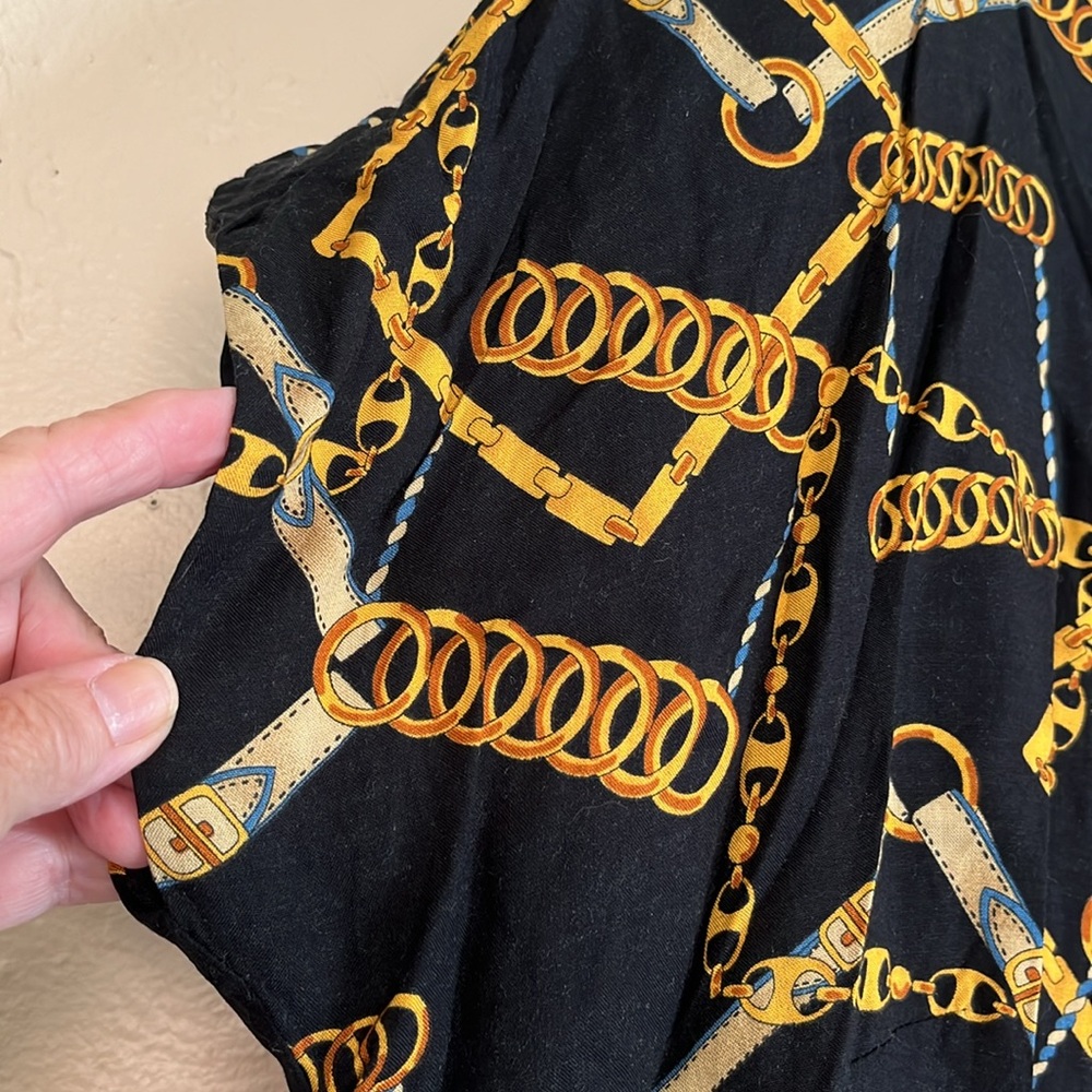 Y2K Knockoff of Ralph Lauren Design. Tag faded Guess-Petite Sz. 14? W 23.5/38 L.